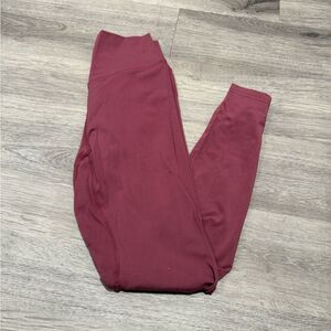 Vitality Full Length Maroon Leggings